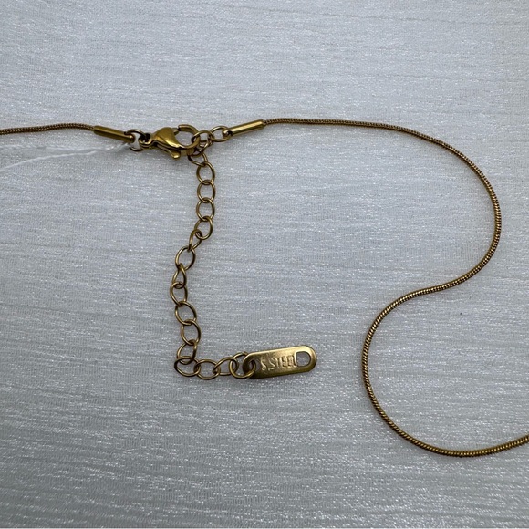 1mm | Gold | Stainless Steel | Snake Rope Link Chain - Picture 3 of 4